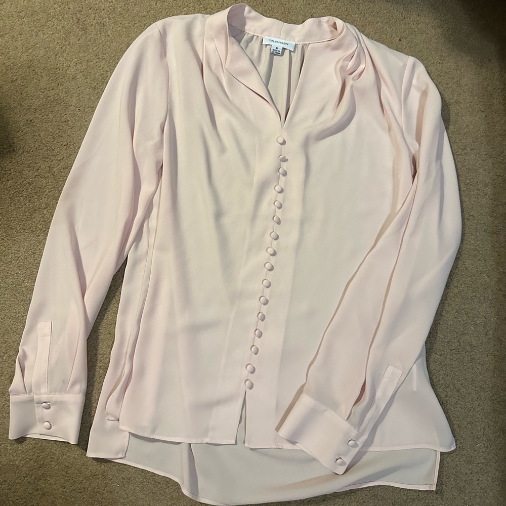 Women’s Calvin Klein Light Pink Blouse
